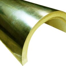 Скорлупа ППУ с покрытием из оцинкованной стали